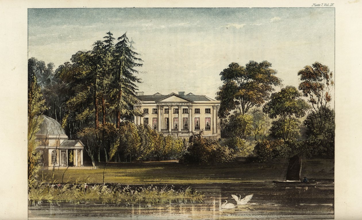 Hampton House o Villa di Garrick, Richmond sul Tamigi da British School