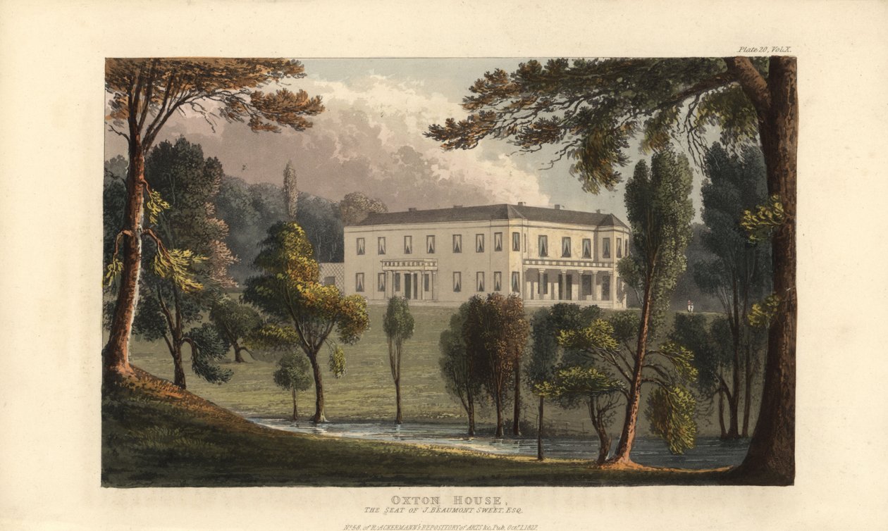 Oxton House, Devon, residenza del Rev. John Beaumont Swete da British School