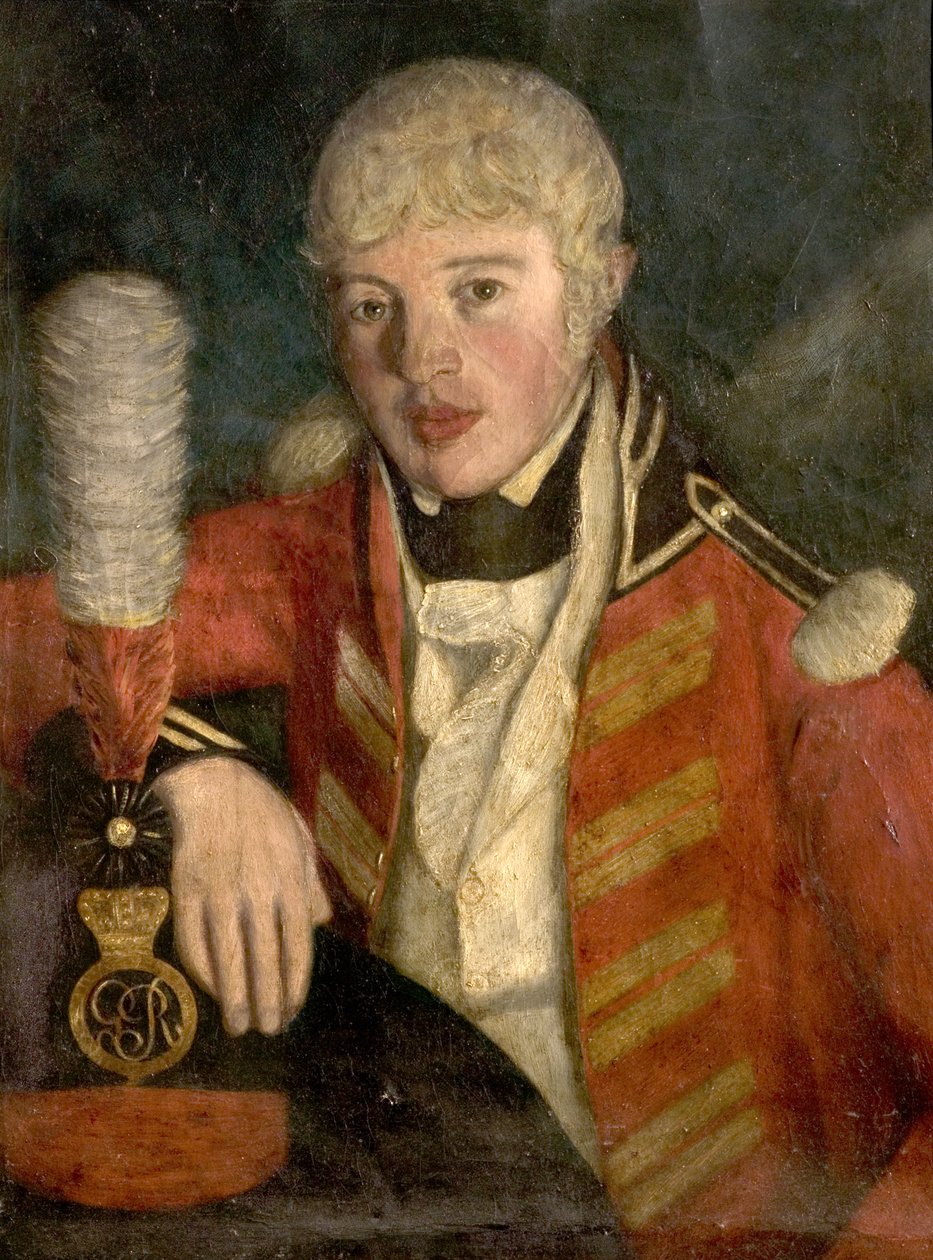 Ritratto di un ufficiale, c.1806 da British School