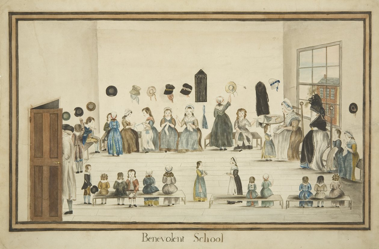 La scuola benevola, c.1795 da British School
