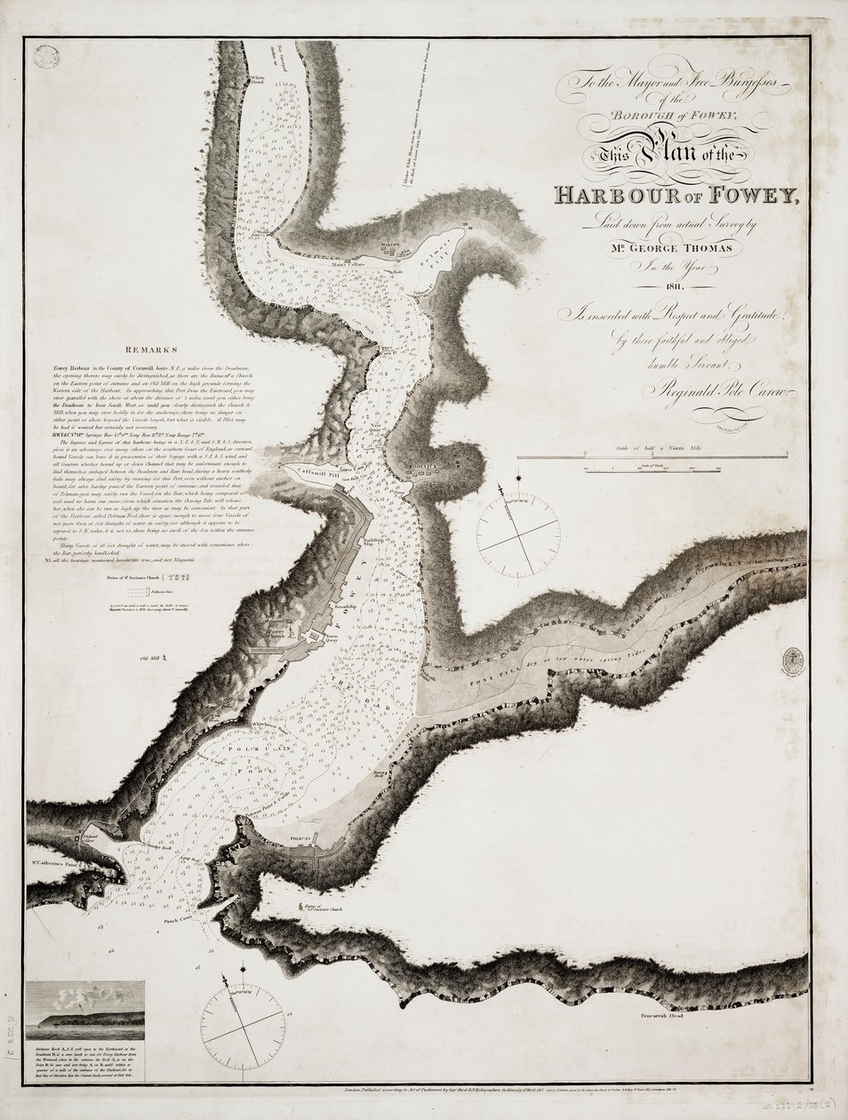 Il porto di Fowey, Cornovaglia da British School