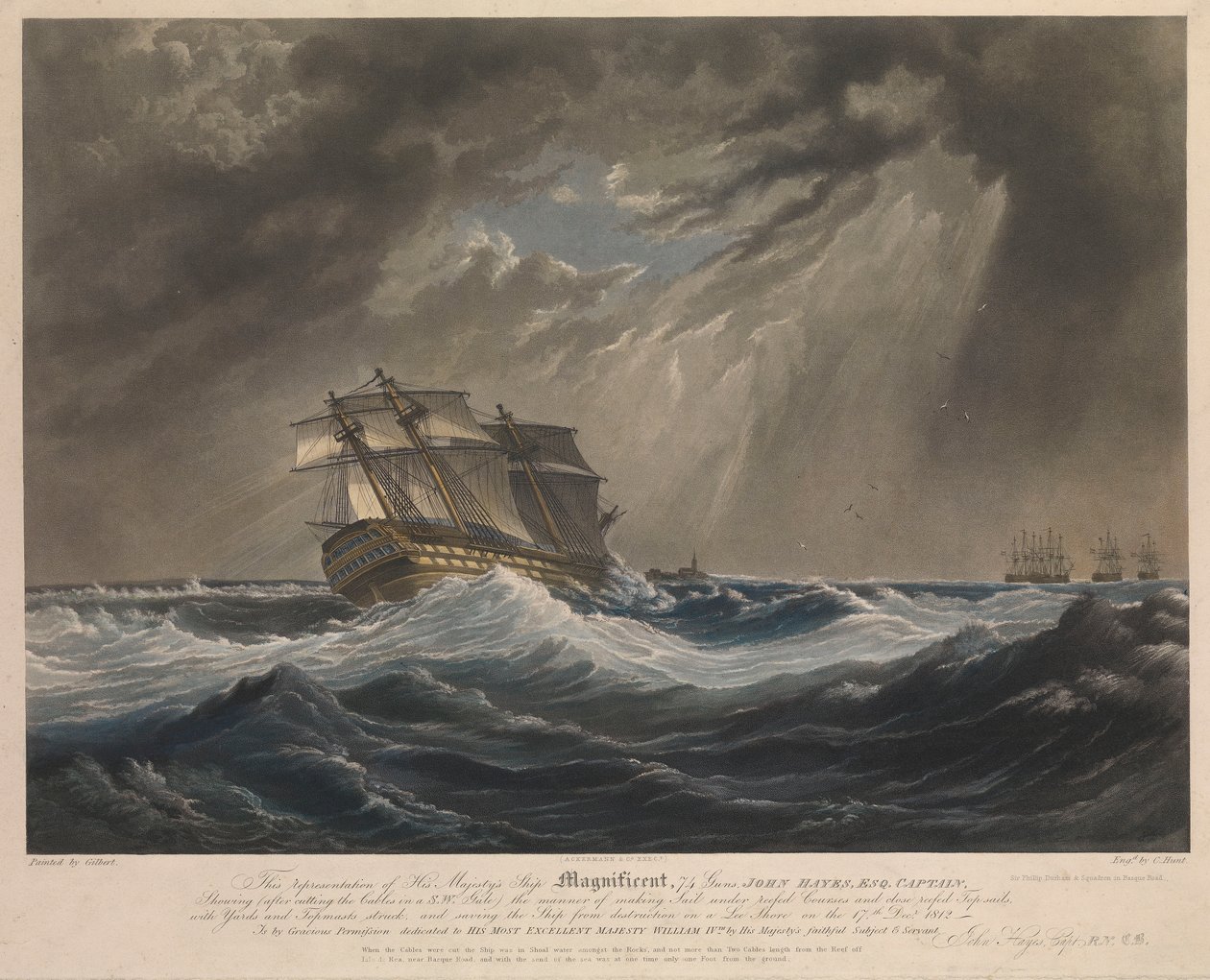 Questa rappresentazione della nave di Sua Maestà 