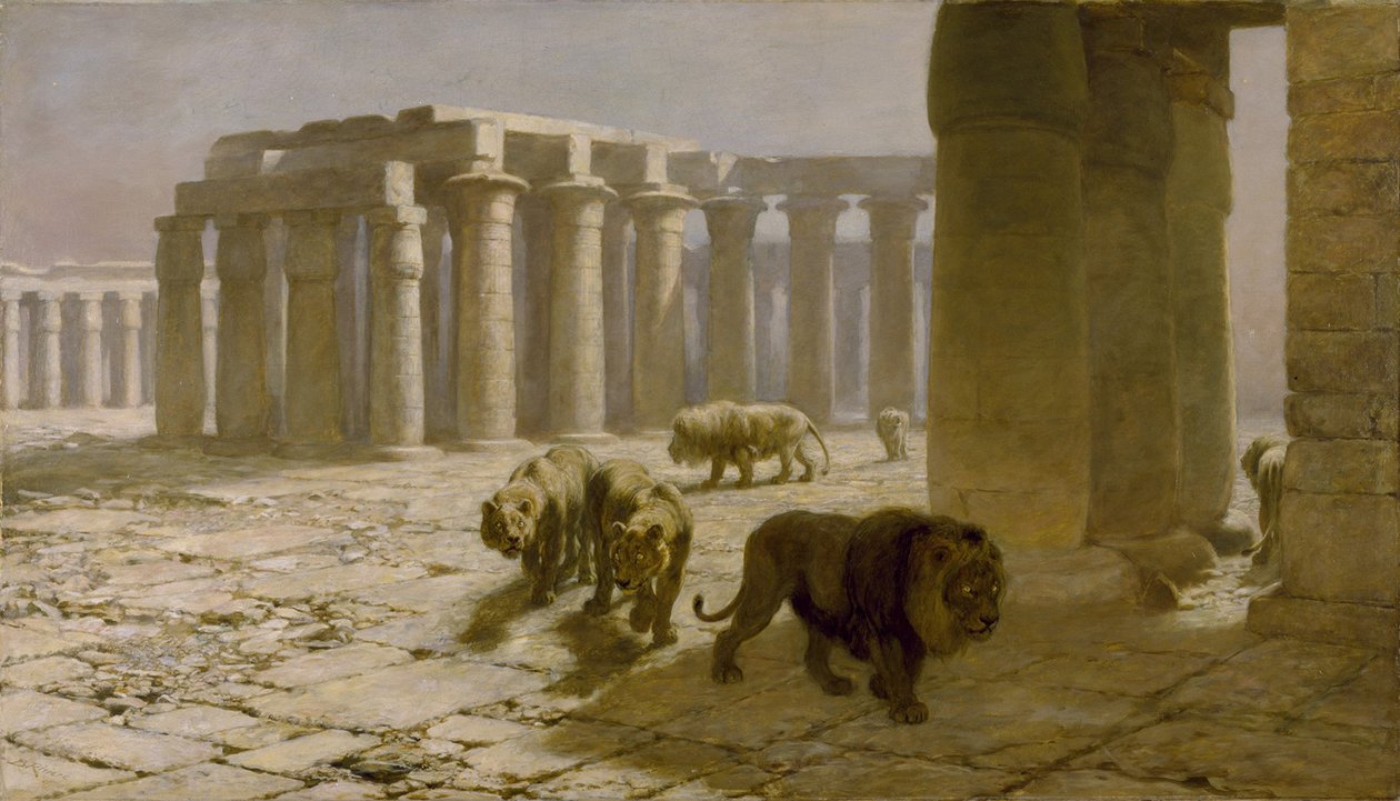 Siria, La ronda notturna, 1880 da Briton Riviere