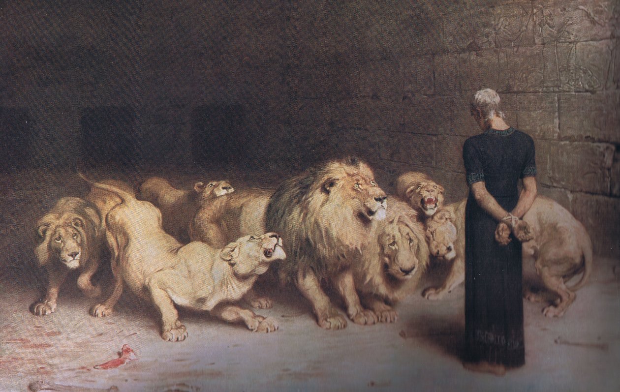 Daniele nella fossa dei leoni da Briton (after) Riviere