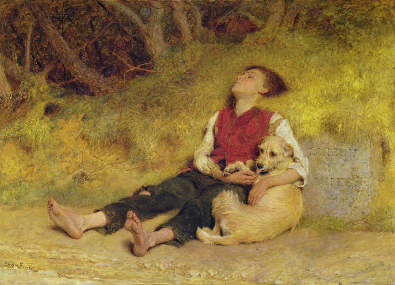 Il suo unico amico da Briton Riviere