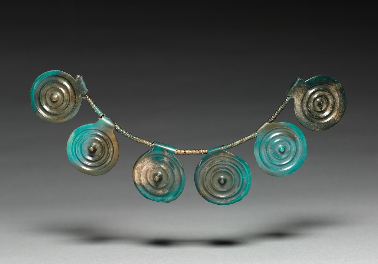 Elementi di una collana, c.1400-1300 a.C. da Bronze Age
