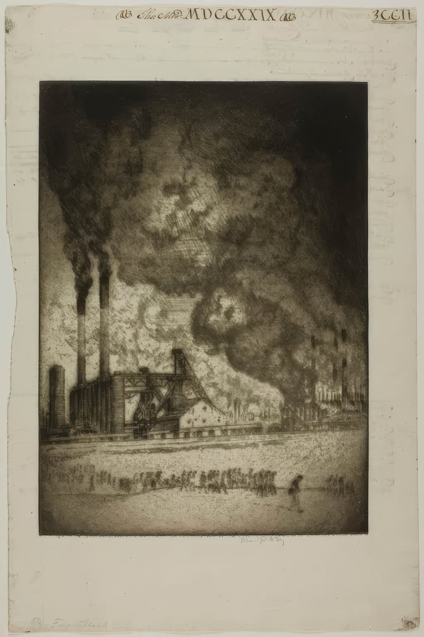 Chicago - Ore cinque - 92ª Strada da Bror Julius Olsson Nordfeldt