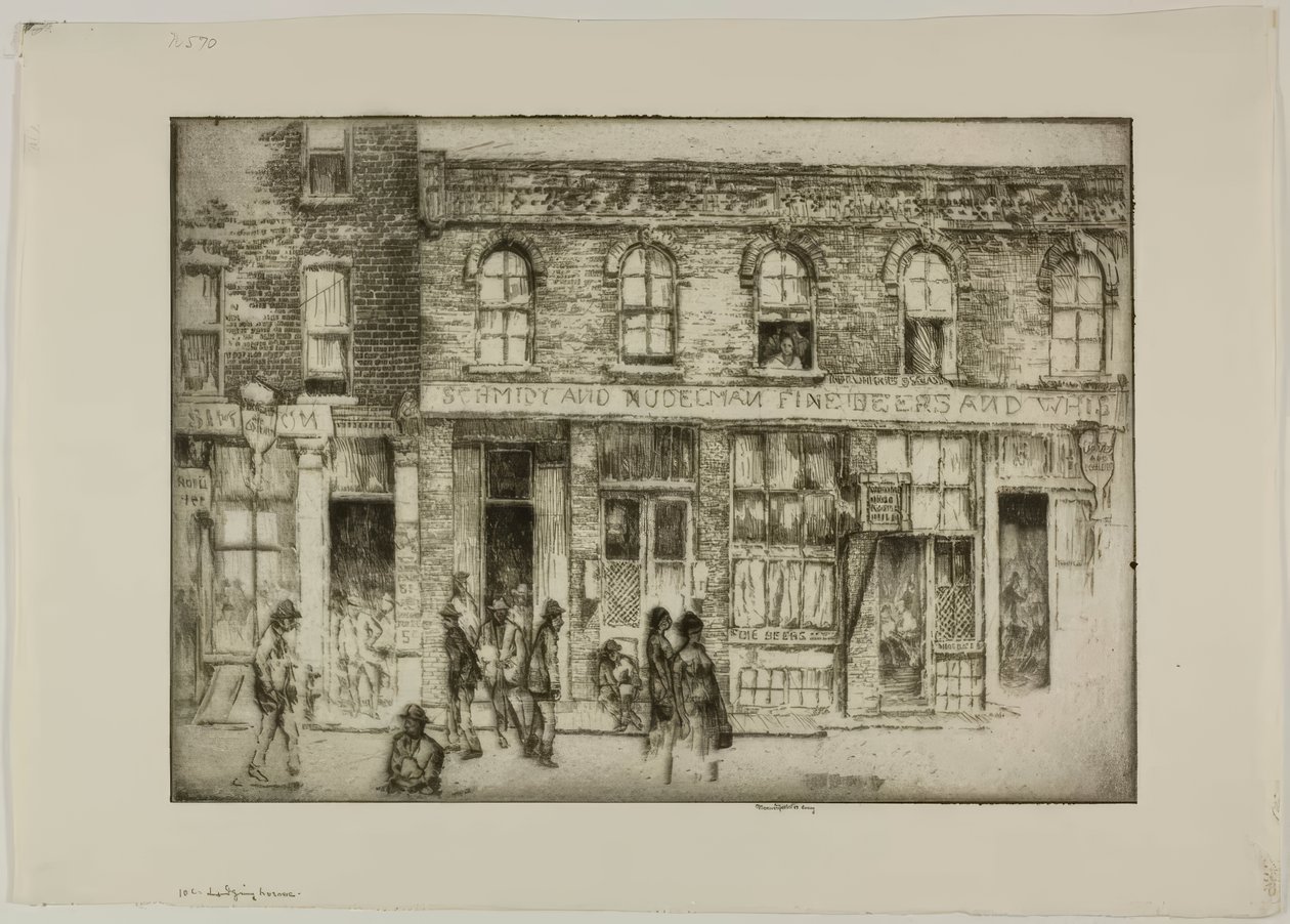 Chicago - La pensione da dieci centesimi da Bror Julius Olsson Nordfeldt