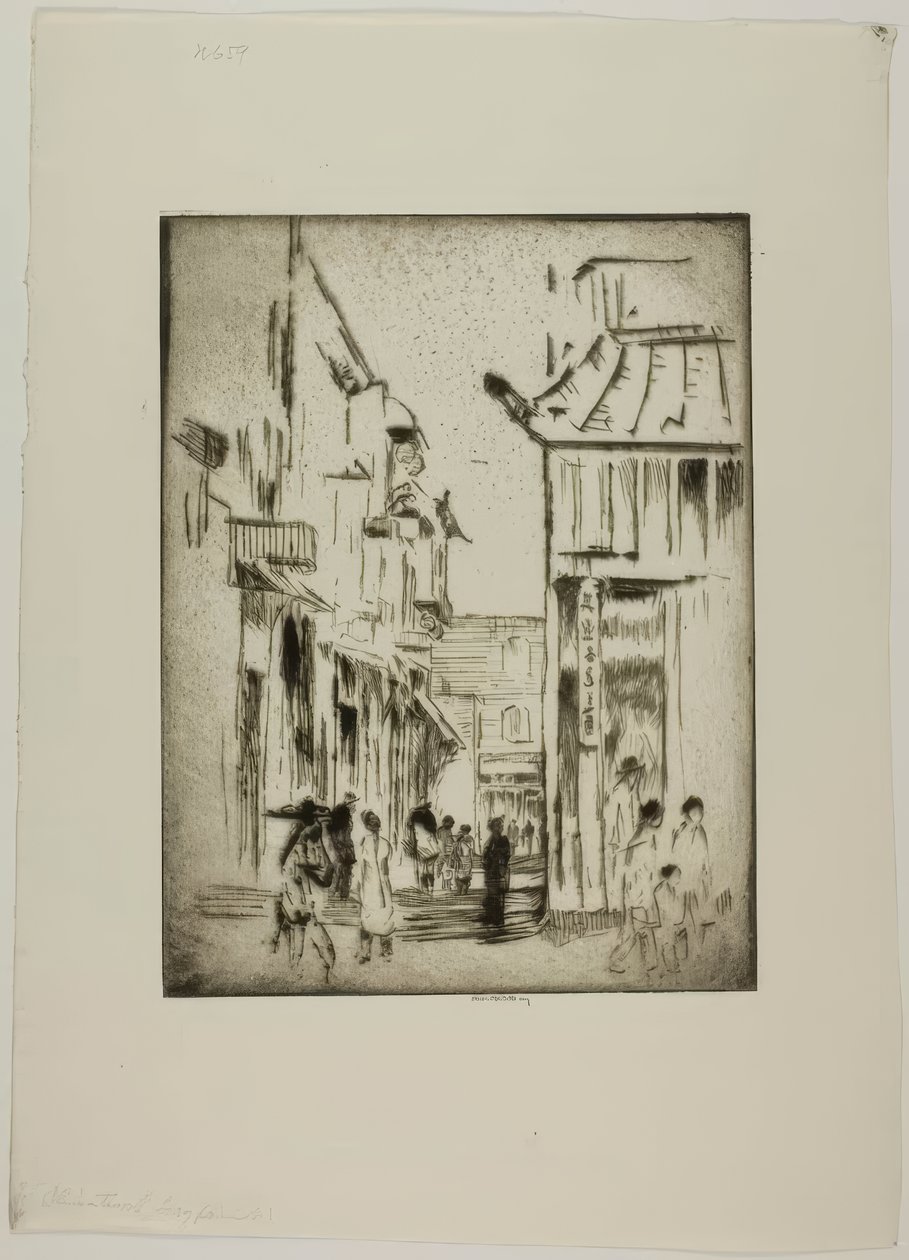 San Francisco - Chinatown da Bror Julius Olsson Nordfeldt