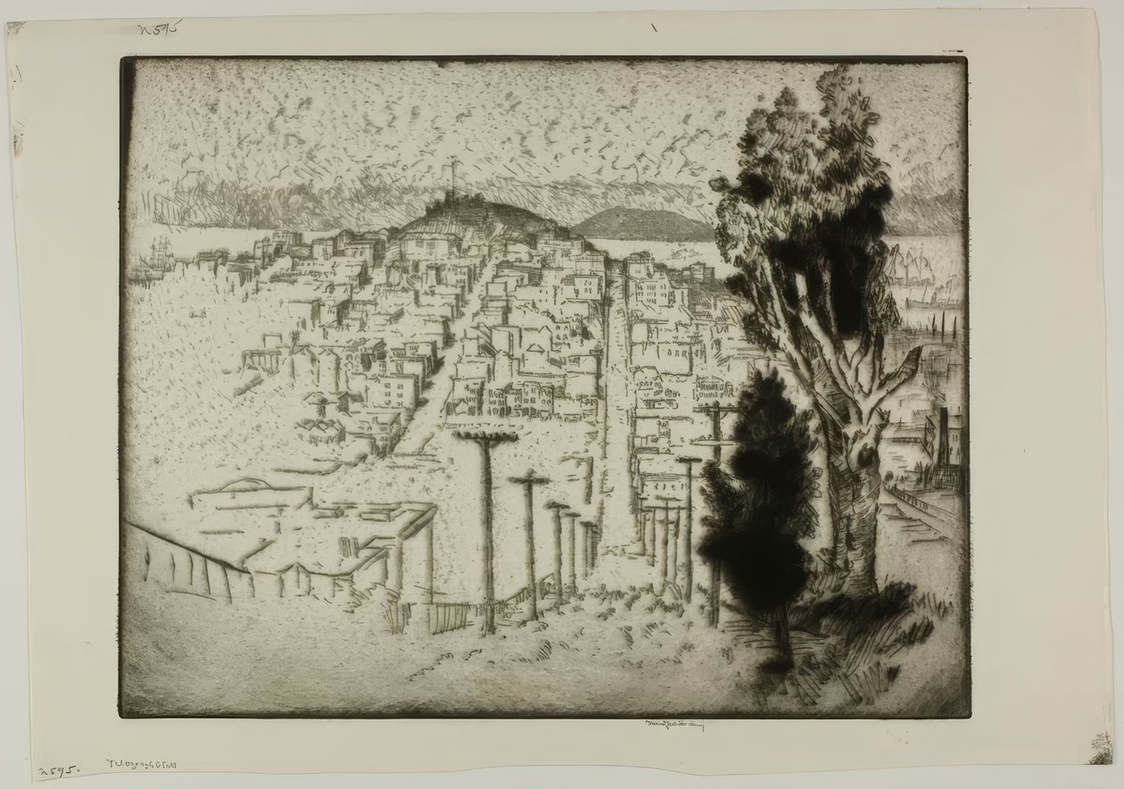 Telegraph Hill da Bror Julius Olsson Nordfeldt