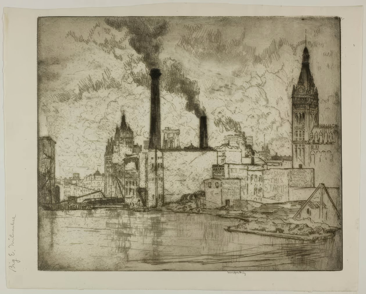 Il Grande E da Bror Julius Olsson Nordfeldt