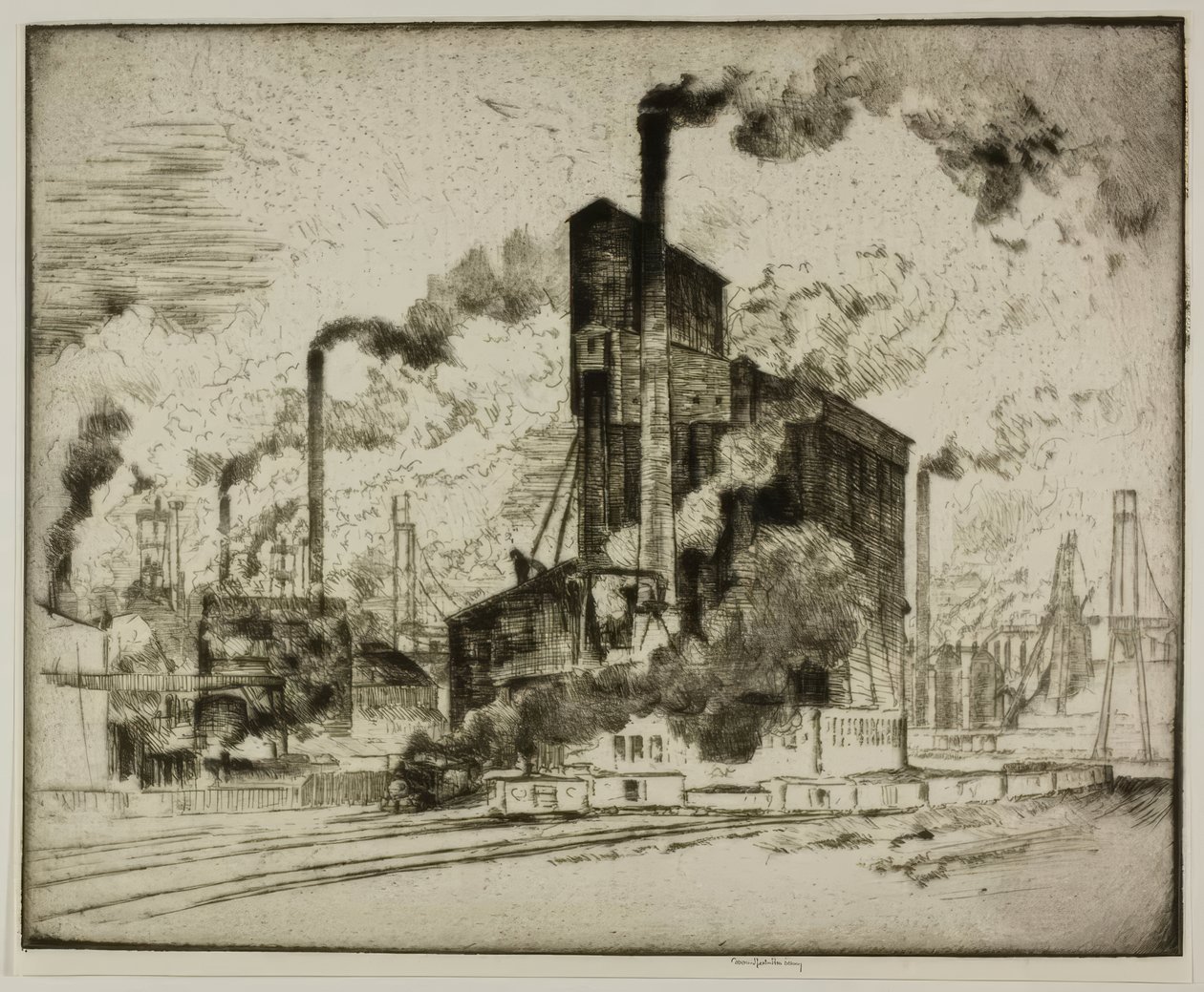 Il grande ascensore da Bror Julius Olsson Nordfeldt