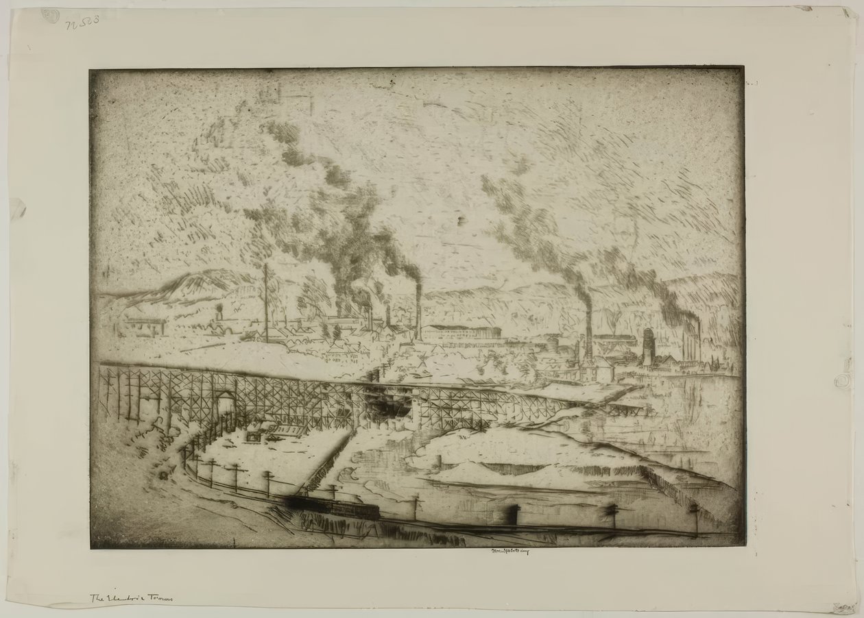 Il tram elettrico da Bror Julius Olsson Nordfeldt