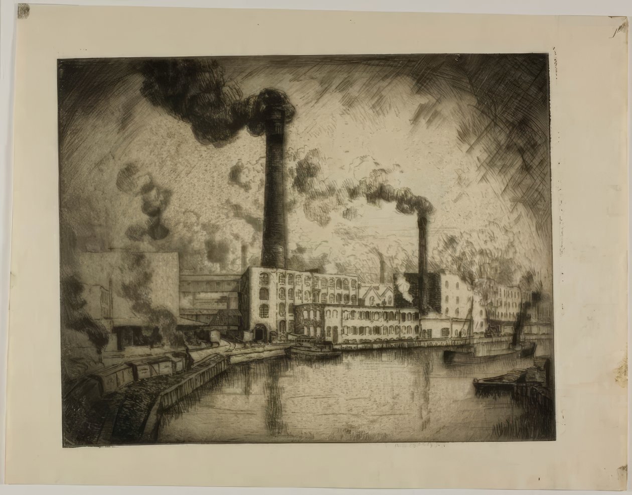 Senza titolo (South Deering - Riva sinistra) da Bror Julius Olsson Nordfeldt