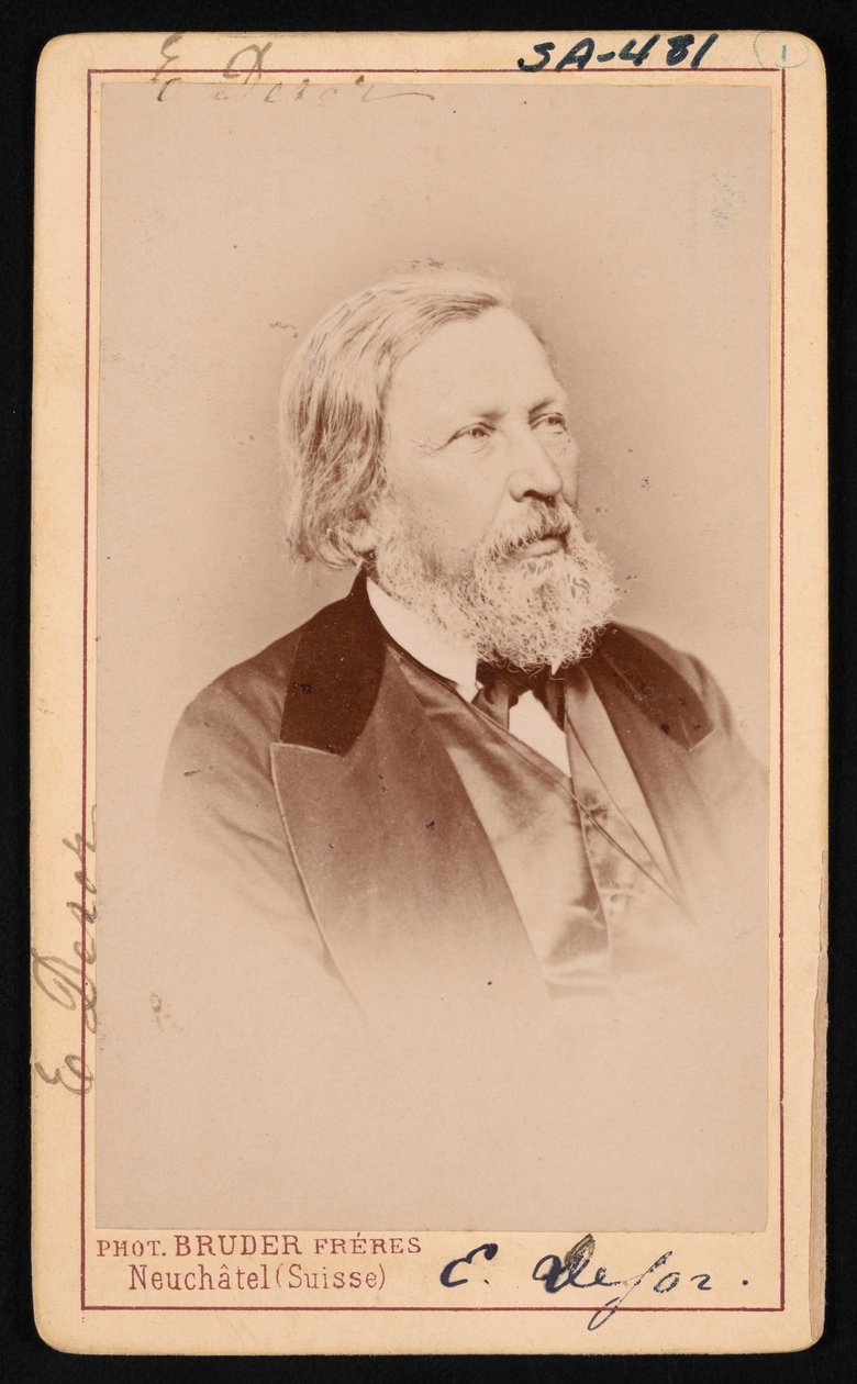 Ritratto di Pierre Jean Edouard Desor da Bruder Freres