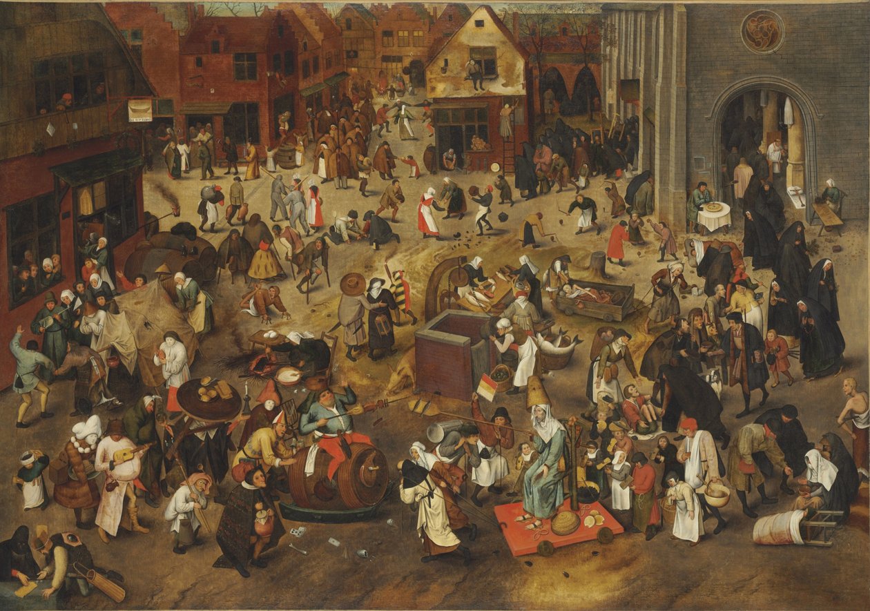 La Lotta tra Carnevale e Quaresima da Bruegel