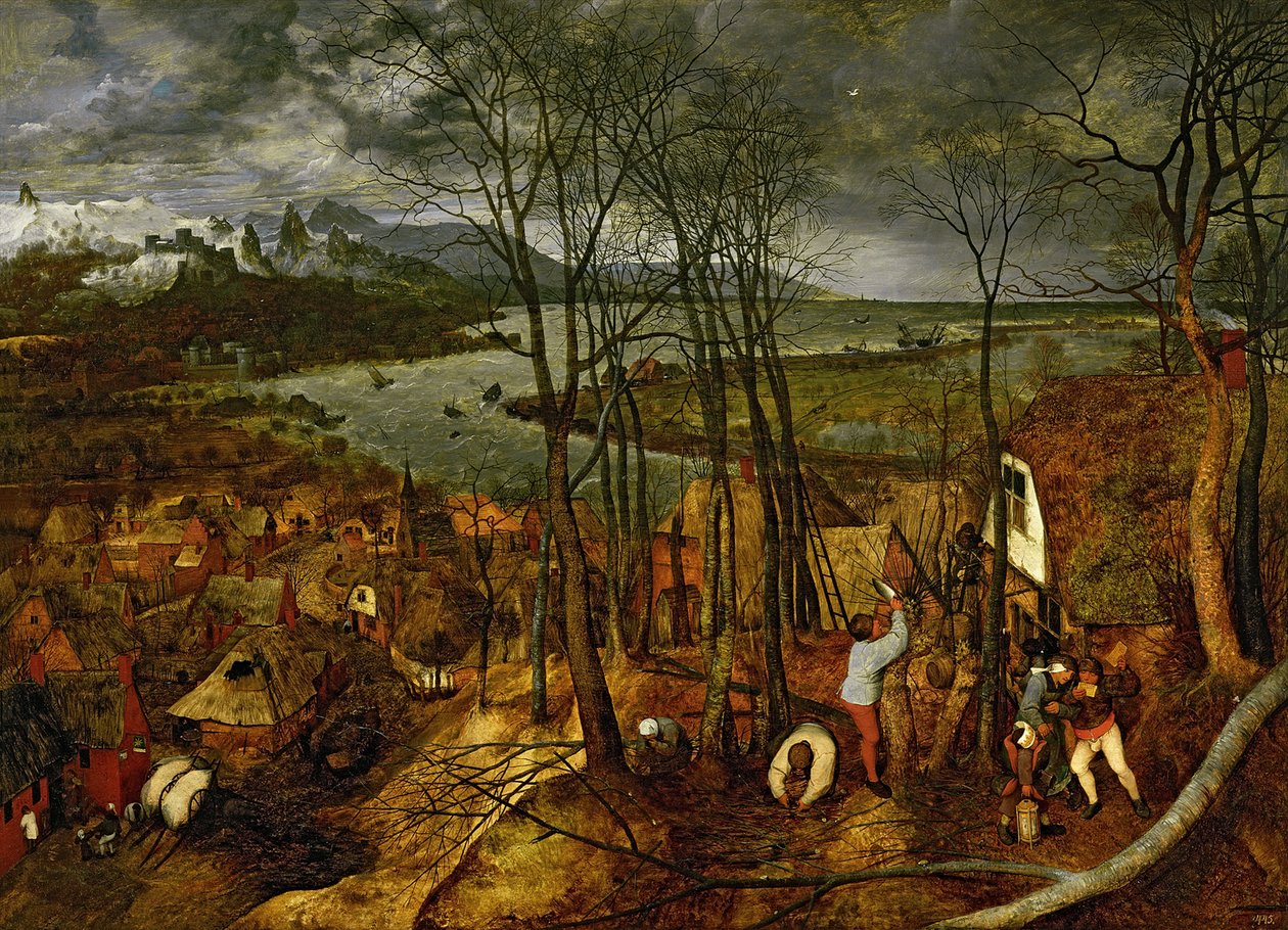 Il giorno cupo, inizio primavera, 1565 da Bruegel