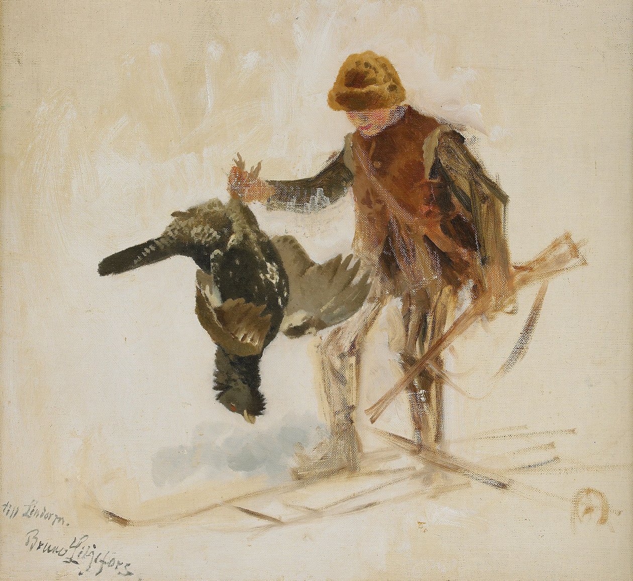 Studio per giovane cacciatore di galli cedroni da Bruno Andreas Liljefors