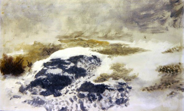 Paesaggio innevato - uno studio da Bruno Andreas Liljefors
