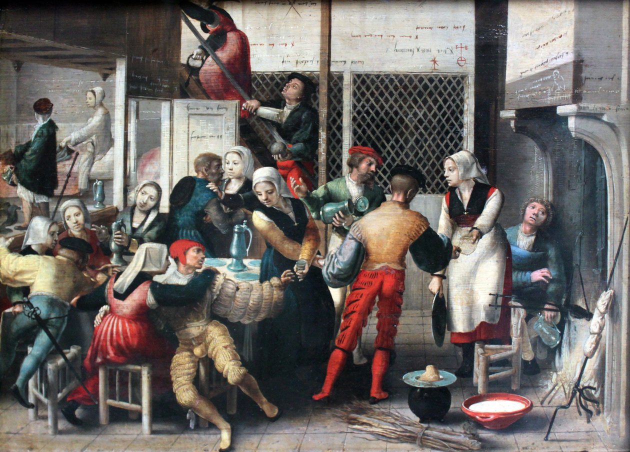 Scena di bordello da Brunswick Monogrammist