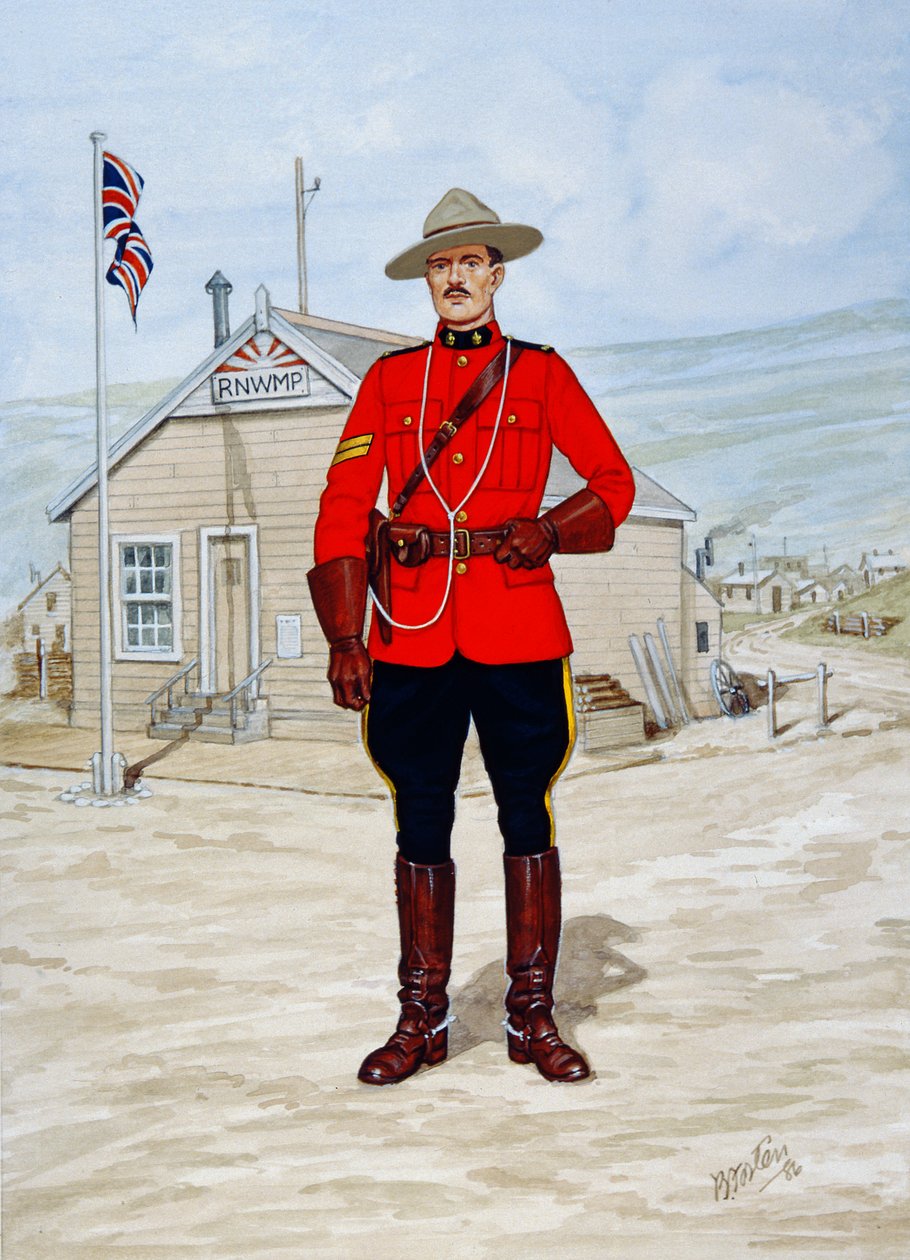 Caporale della Polizia montata del Nord-Ovest nel 1905 da Bryan Fosten
