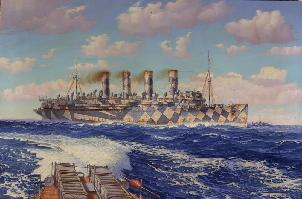 Mauretania in pittura mimetica da Burnell Poole