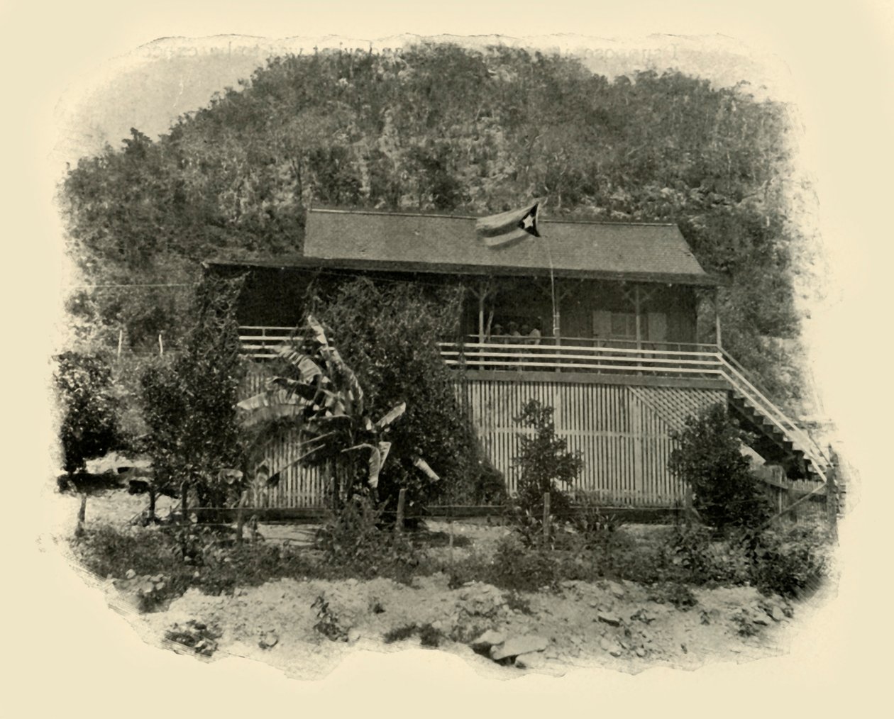 Quartier Generale Cubano a Daiquiri, Guerra Ispano-Americana, Giugno 1898, 1899 da Burr McIntosh