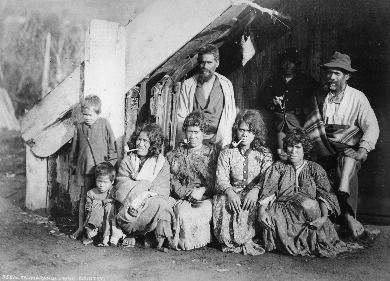 Taumaranui - King Country, 1885 da Burton Brothers Studio