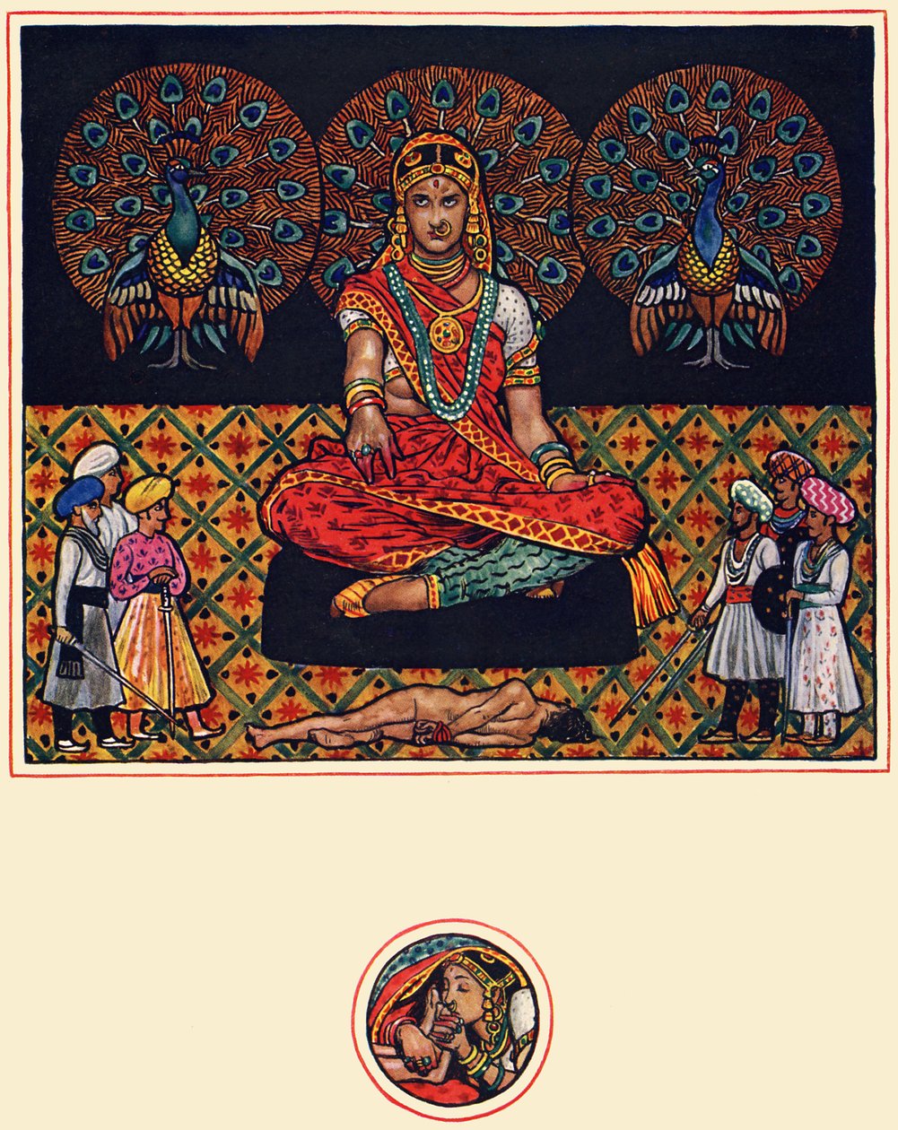 Il rimpianto della Ranee, da Il Giardino di Kama da Byam Shaw