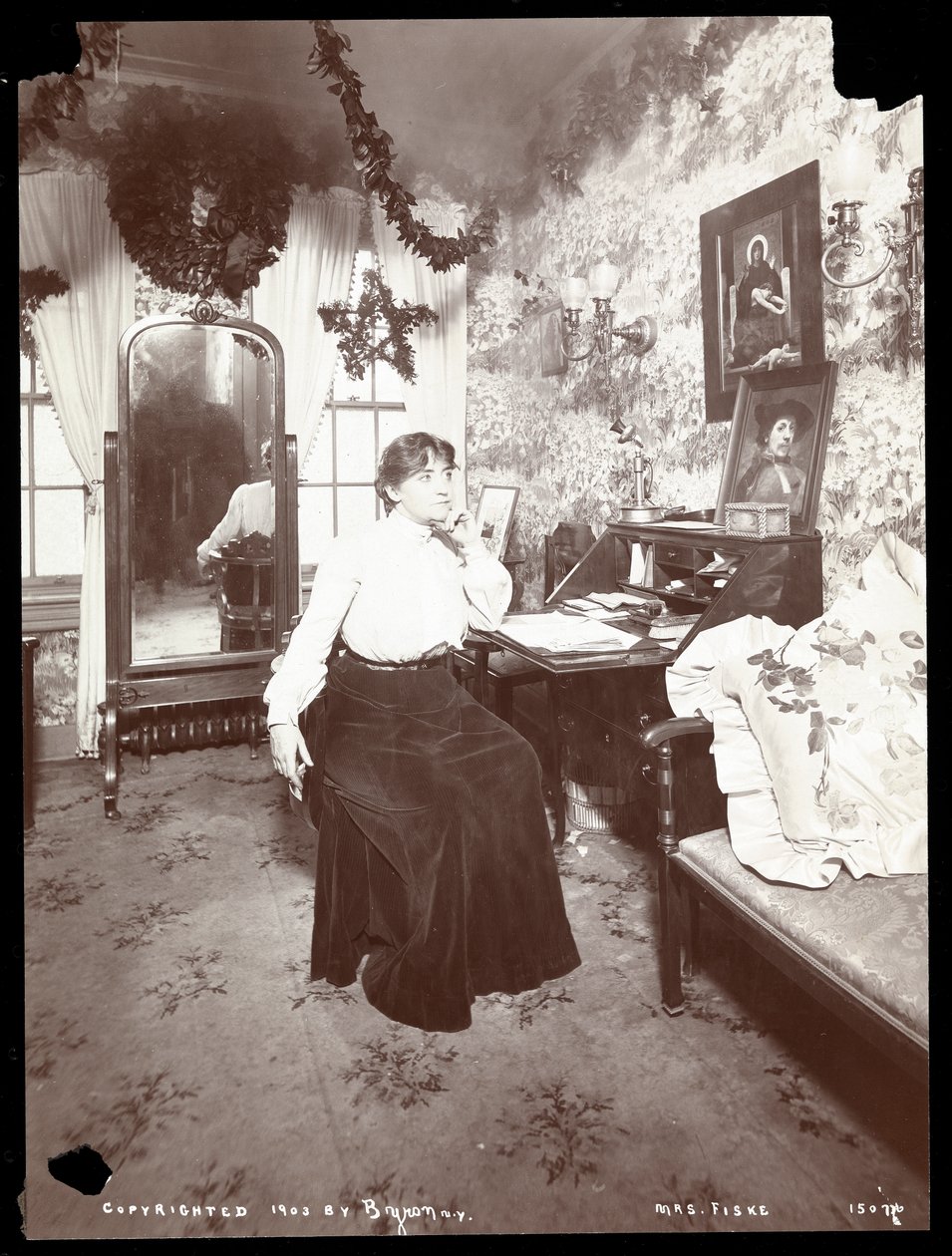 Ritratto di Minnie Maddern Fiske, 1903 da Byron Company
