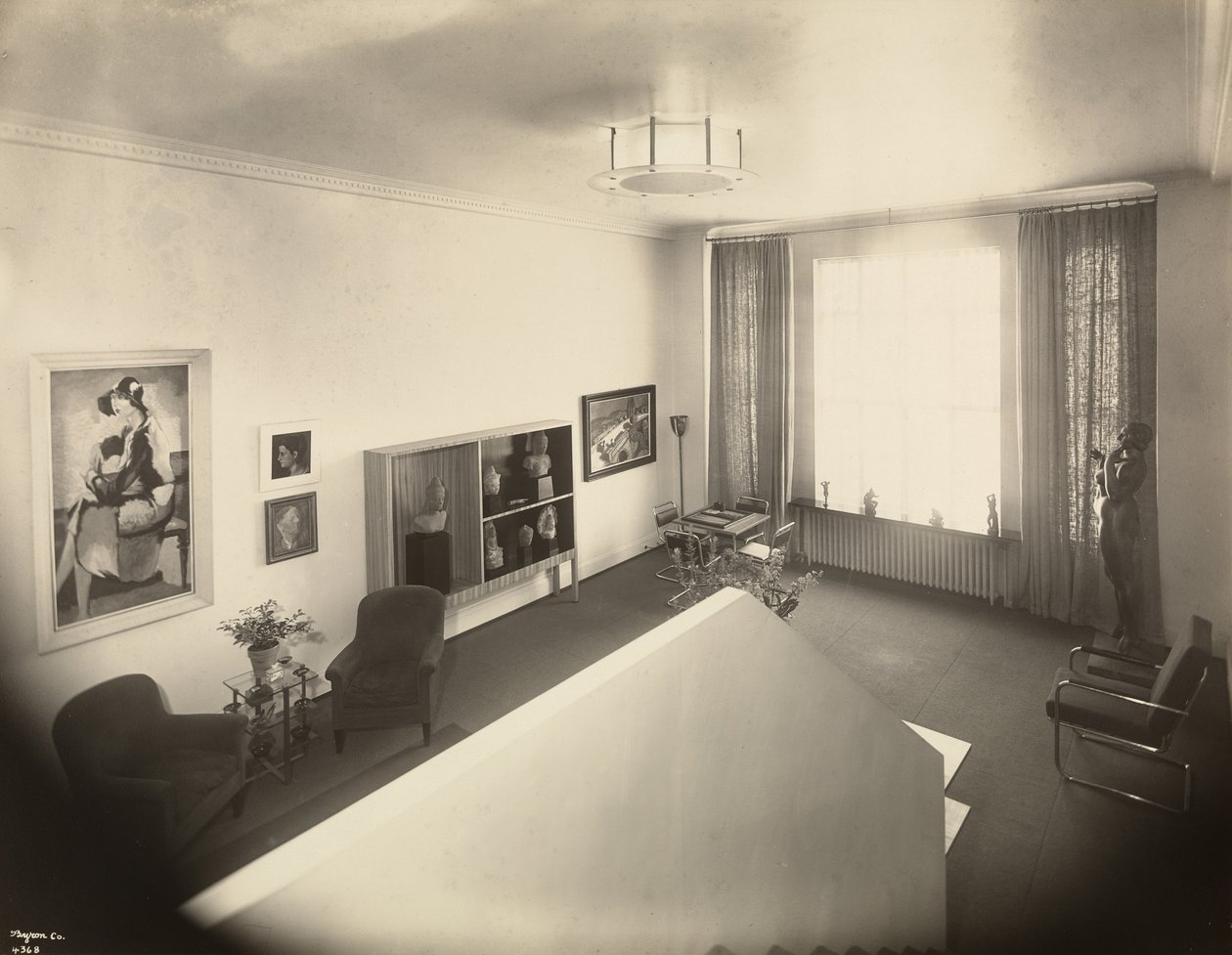 Il soggiorno nella casa del Sig. John A. Dunbar, 50 East 77th Street, New York, 1931 da Byron Company