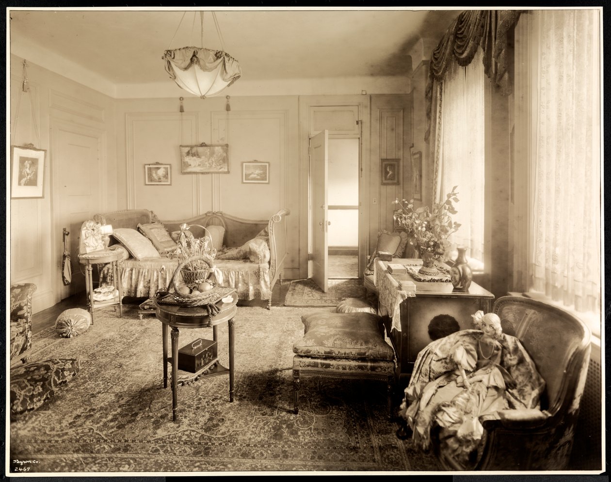 Il salotto della suite 1047 all