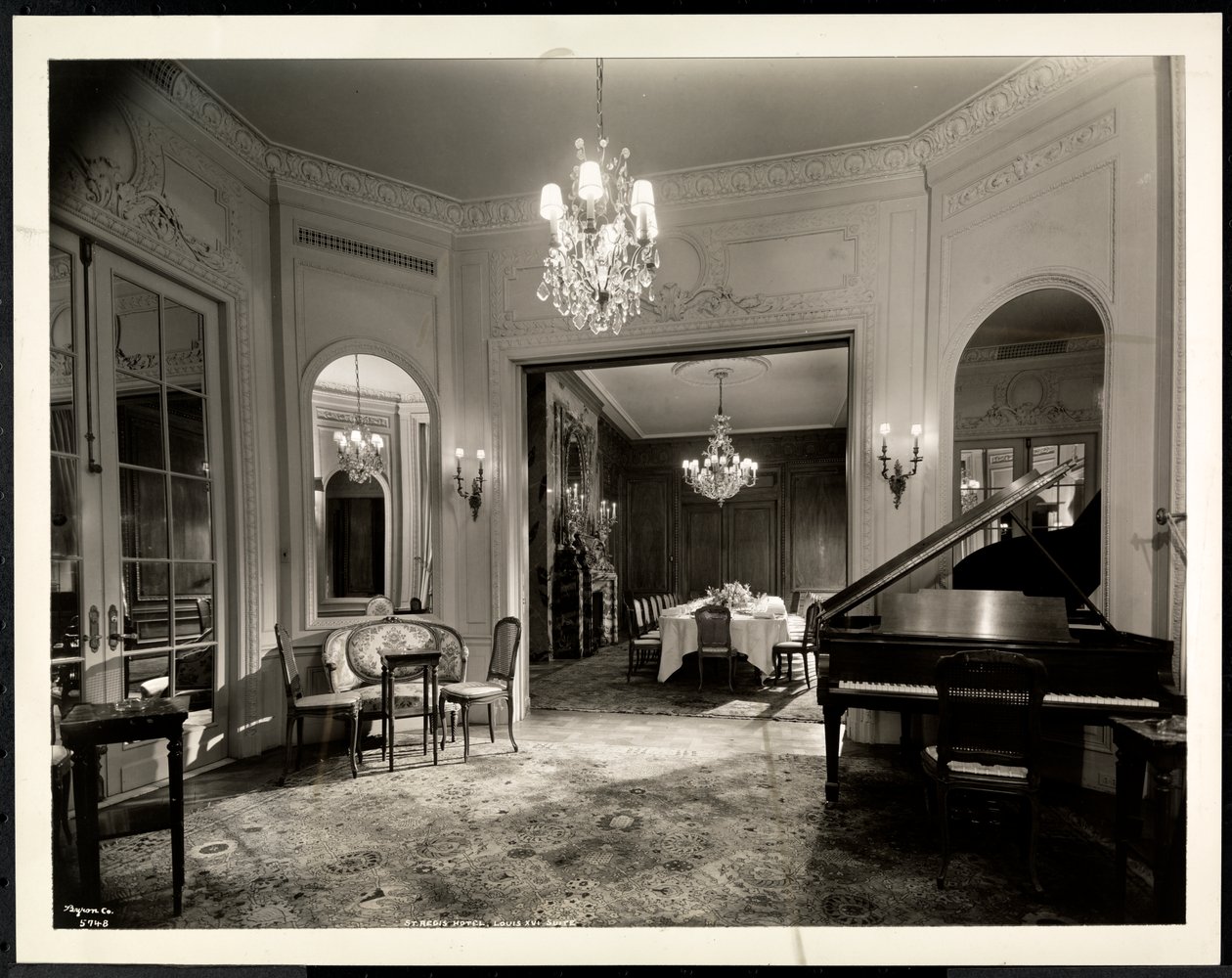 La sala della musica della Suite Luigi XVI all