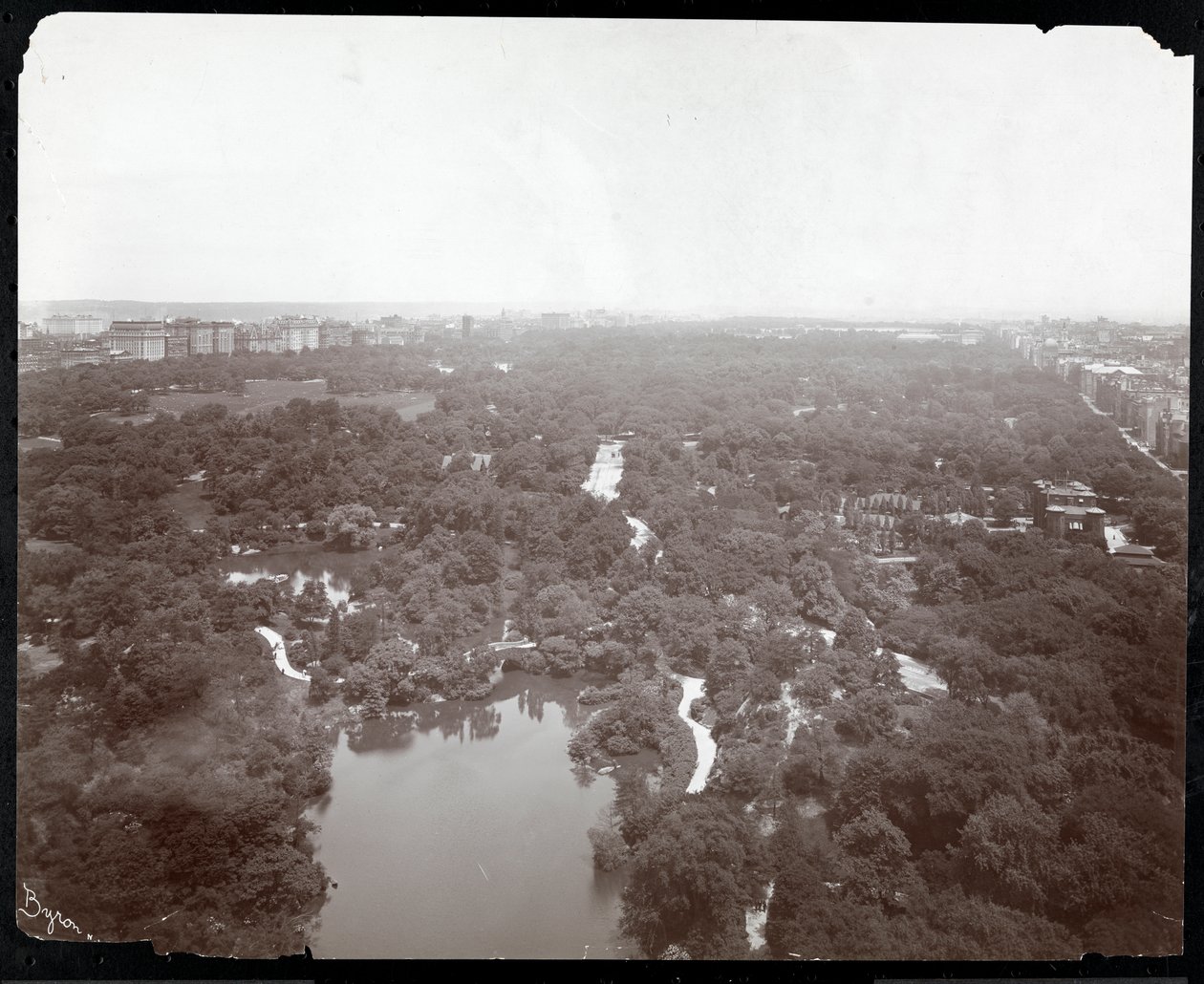 Vista di Central Park dall