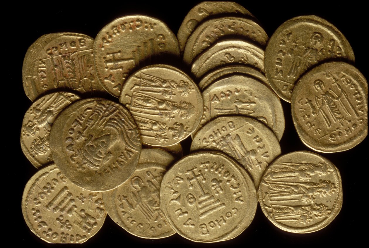 Un tesoro di monete (oro) da Byzantine