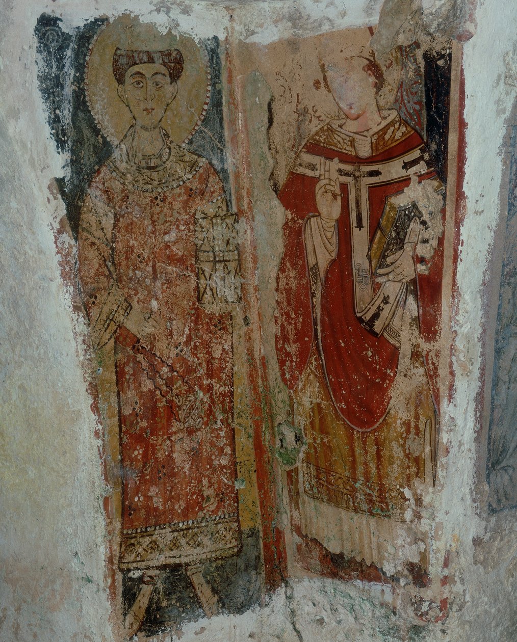 Un santo diacono e un santo vescovo da Byzantine School