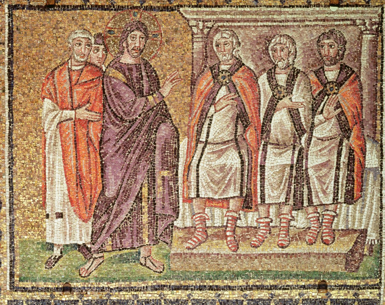 Gesù davanti a Caifa, Scene della Vita di Cristo da Byzantine School