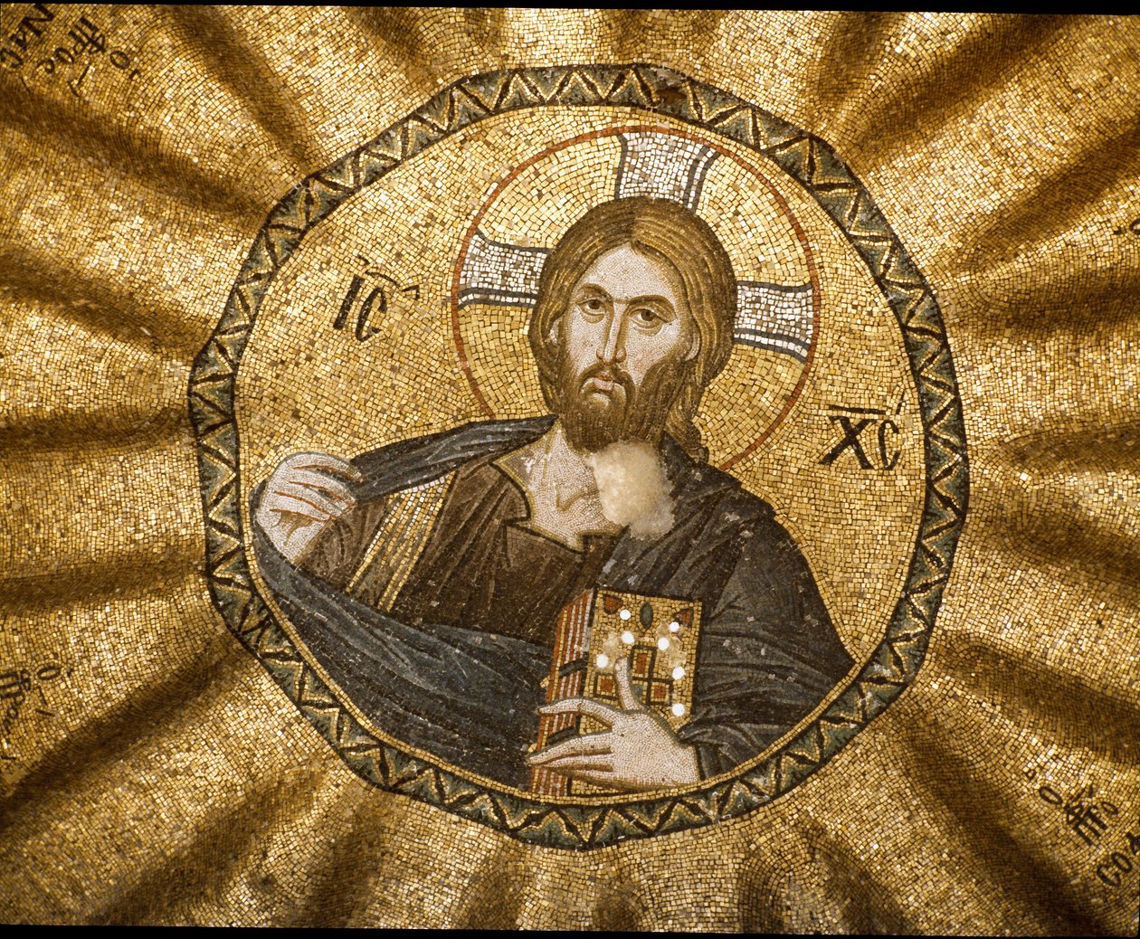 Cristo pantocratore (o Cristo in gloria) (Mosaico) da Byzantine