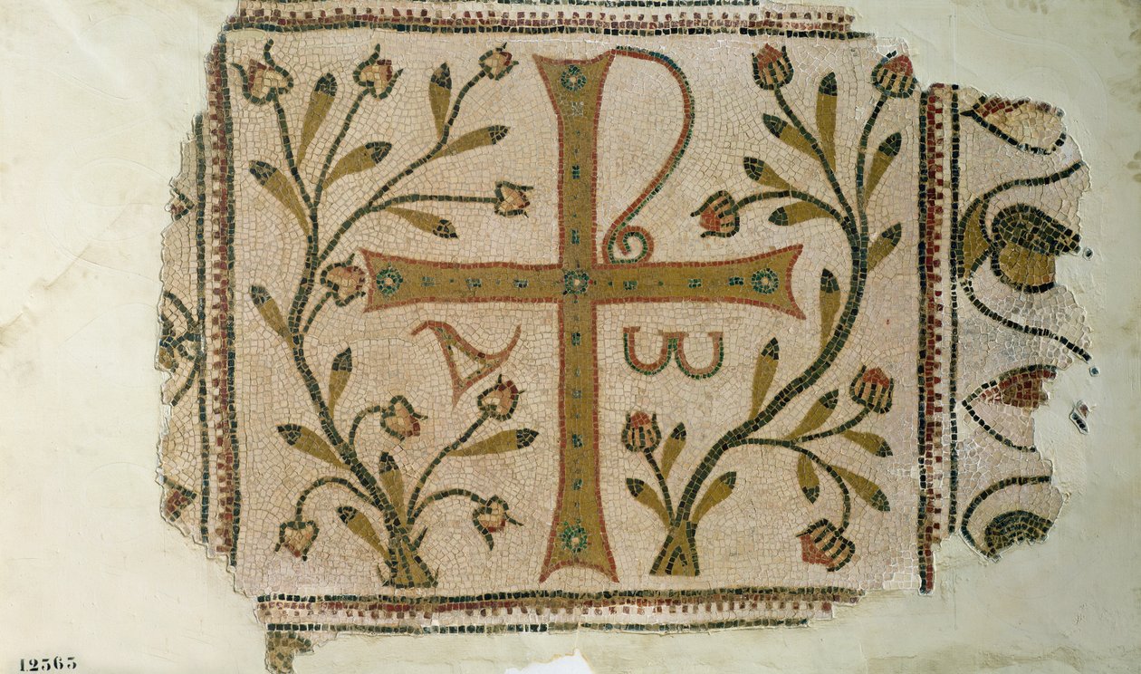 Croce di Sbeitla, dalla Basilica di Henchir Ali Ben Rzal, Tunisia, V-VI secolo da Byzantine