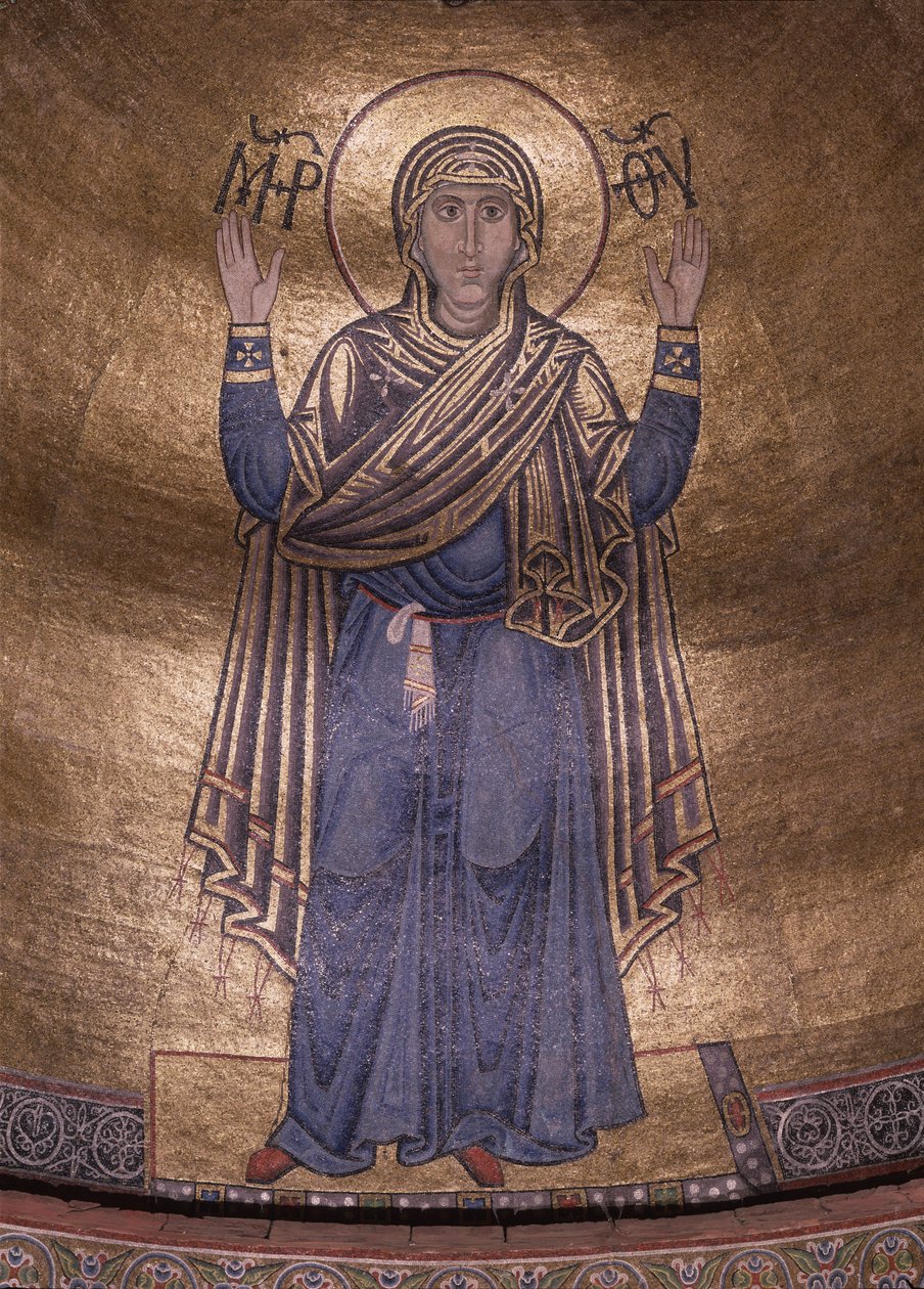 La Vergine Orante, c. 1037 da Byzantine Byzantine