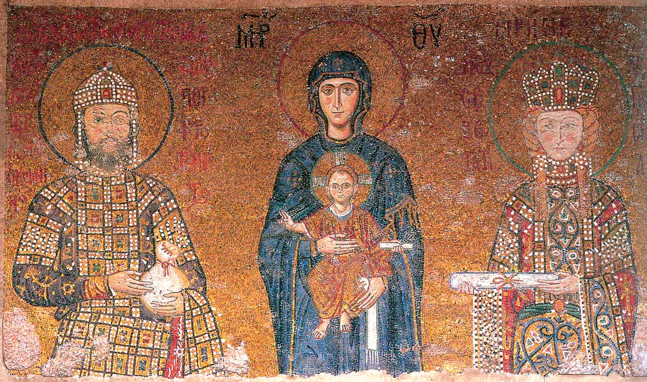 La Vergine con il Bambino tra l