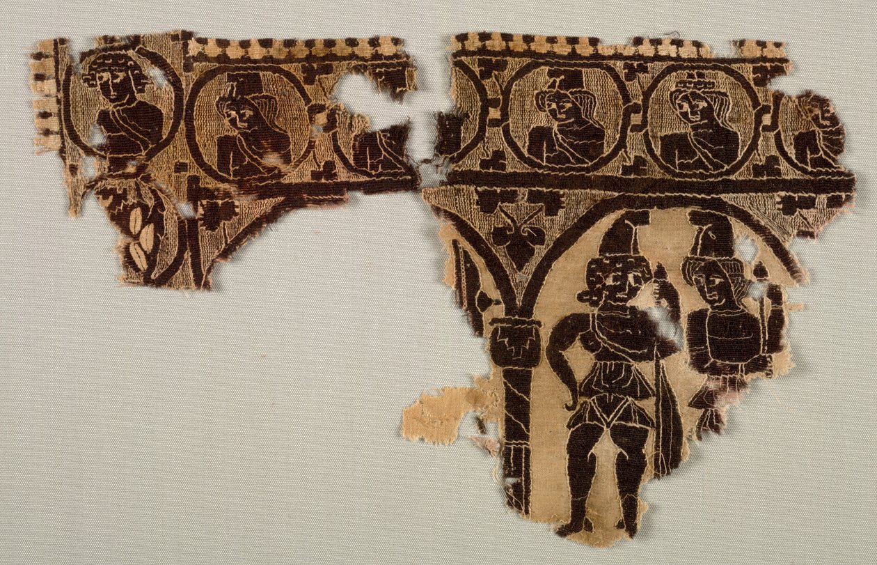 Ornamento del collo di una tunica, 400 da Byzantine Period Egyptian