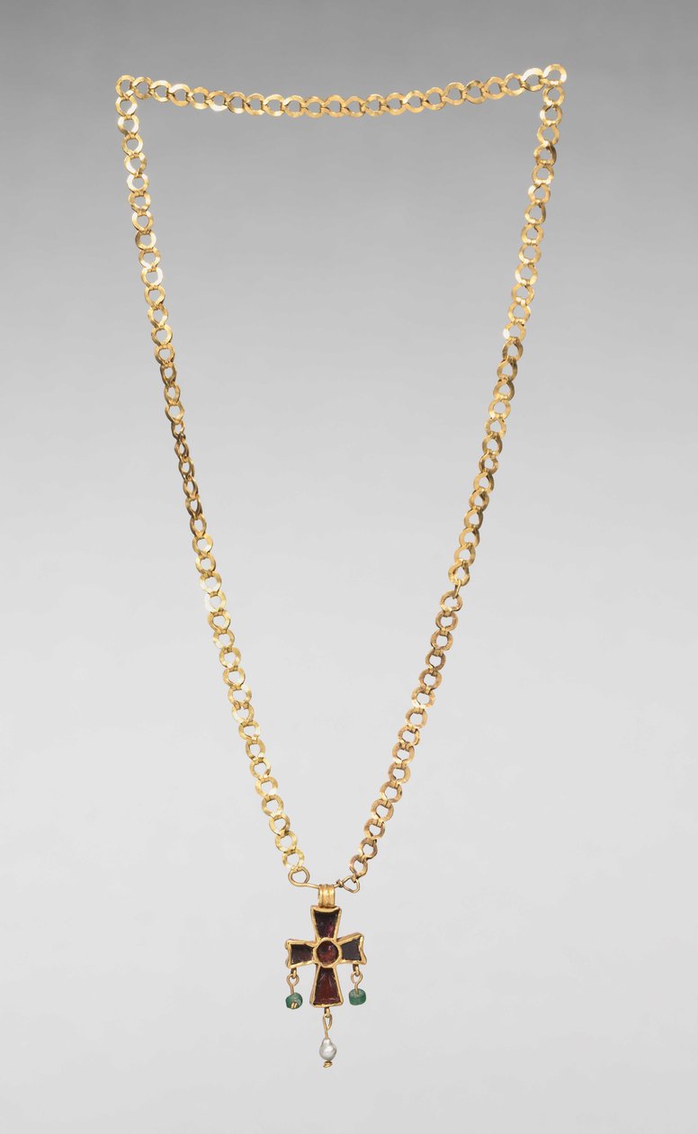 Catena con croce pendente, 500 da Byzantine School