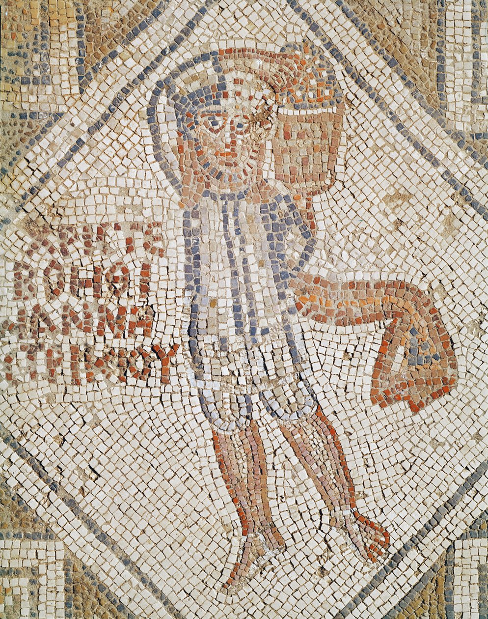 Dettaglio del pavimento di un muratore da Byzantine School