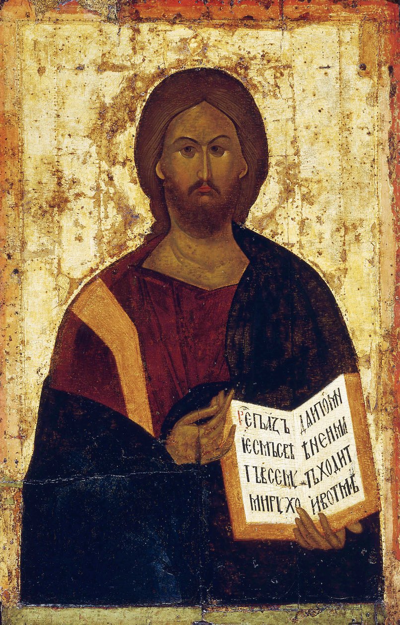 Cristo Pantocratore, 1387-1395 da Byzantine icon.