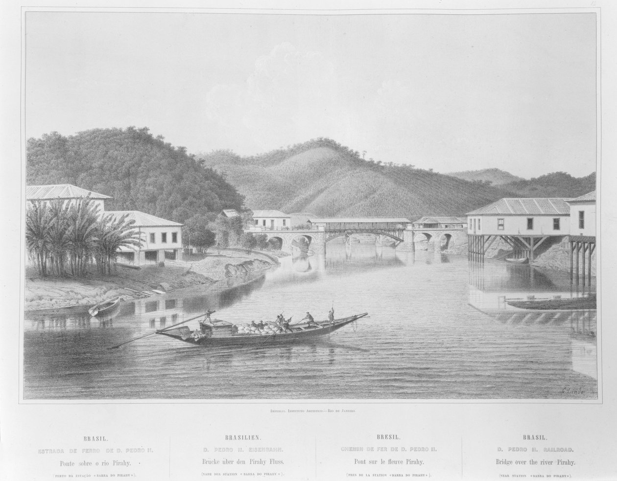 Ponte sul fiume Pirahy da C. Lindo