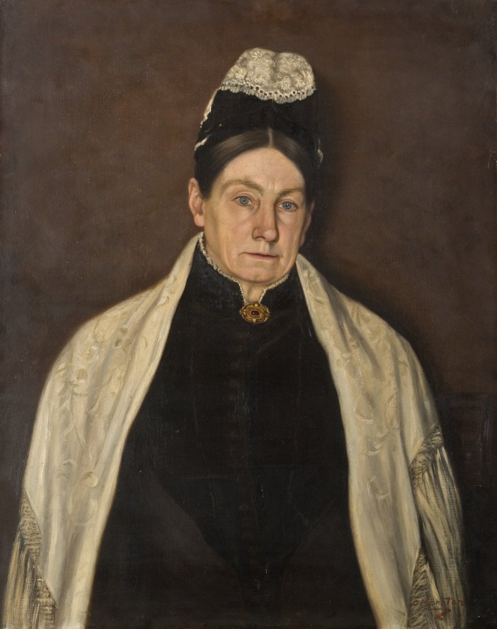 Ritratto di una vecchia signora da C. Marston