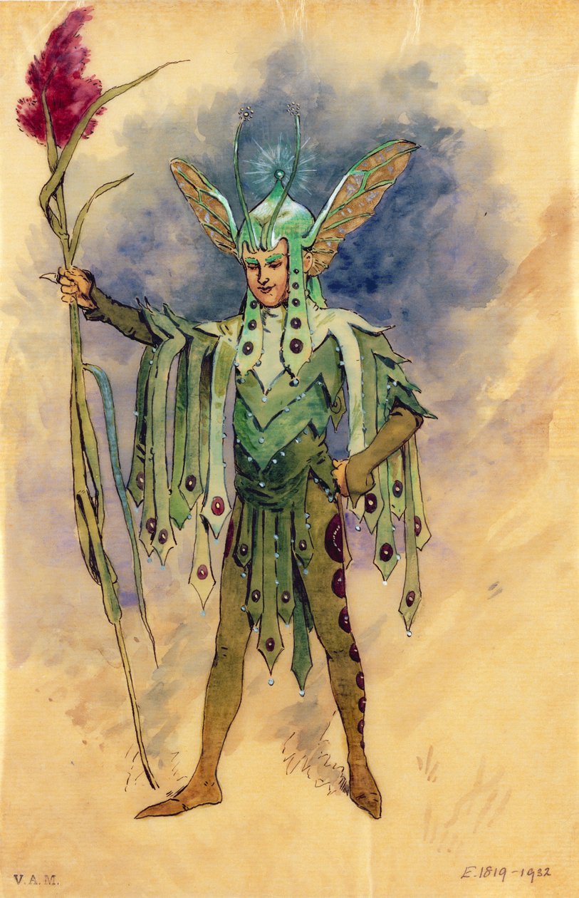 Peaseblossom, costume per Sogno di una notte di mezza estate, prodotto da R. Courtneidge al Princes Theatre, Manchester da C. Wilhelm