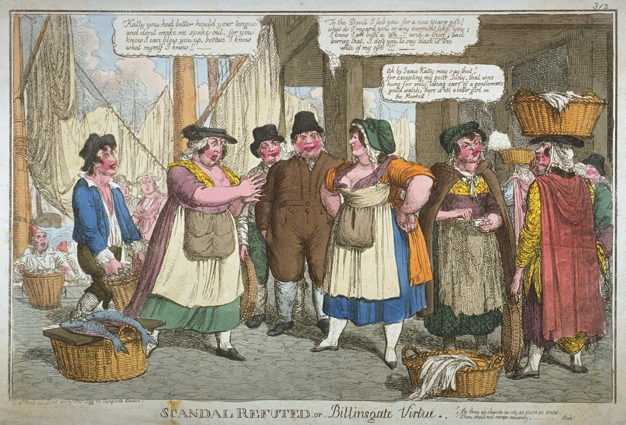 Scandalo confutato, o virtù di Billingsgate, 1818 da C. Williams