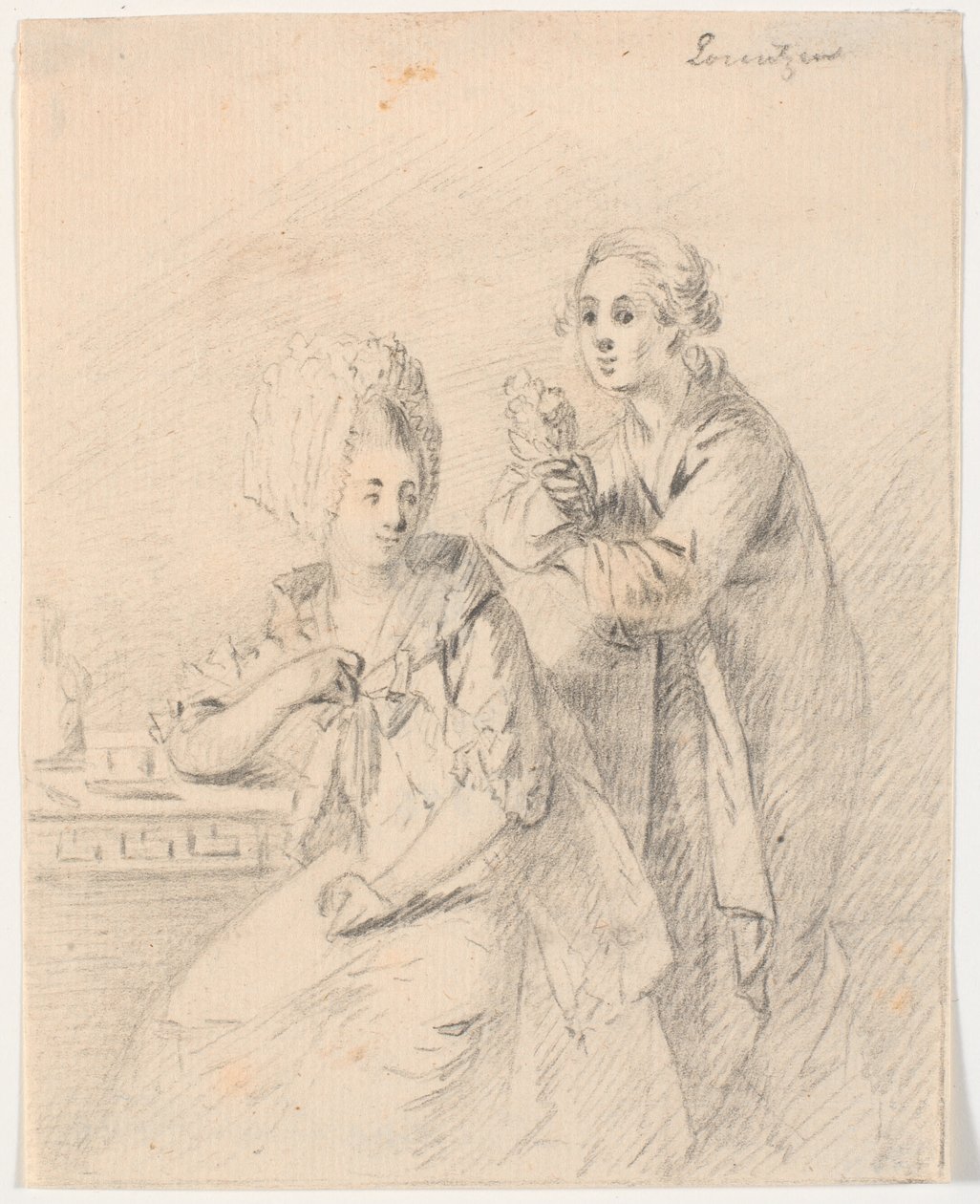 Bozza per il ritratto del deputato collegiale Frederik Carl Trant (1738-98) e della moglie Cornelia, nata Schumacher da C.A. Lorentzen